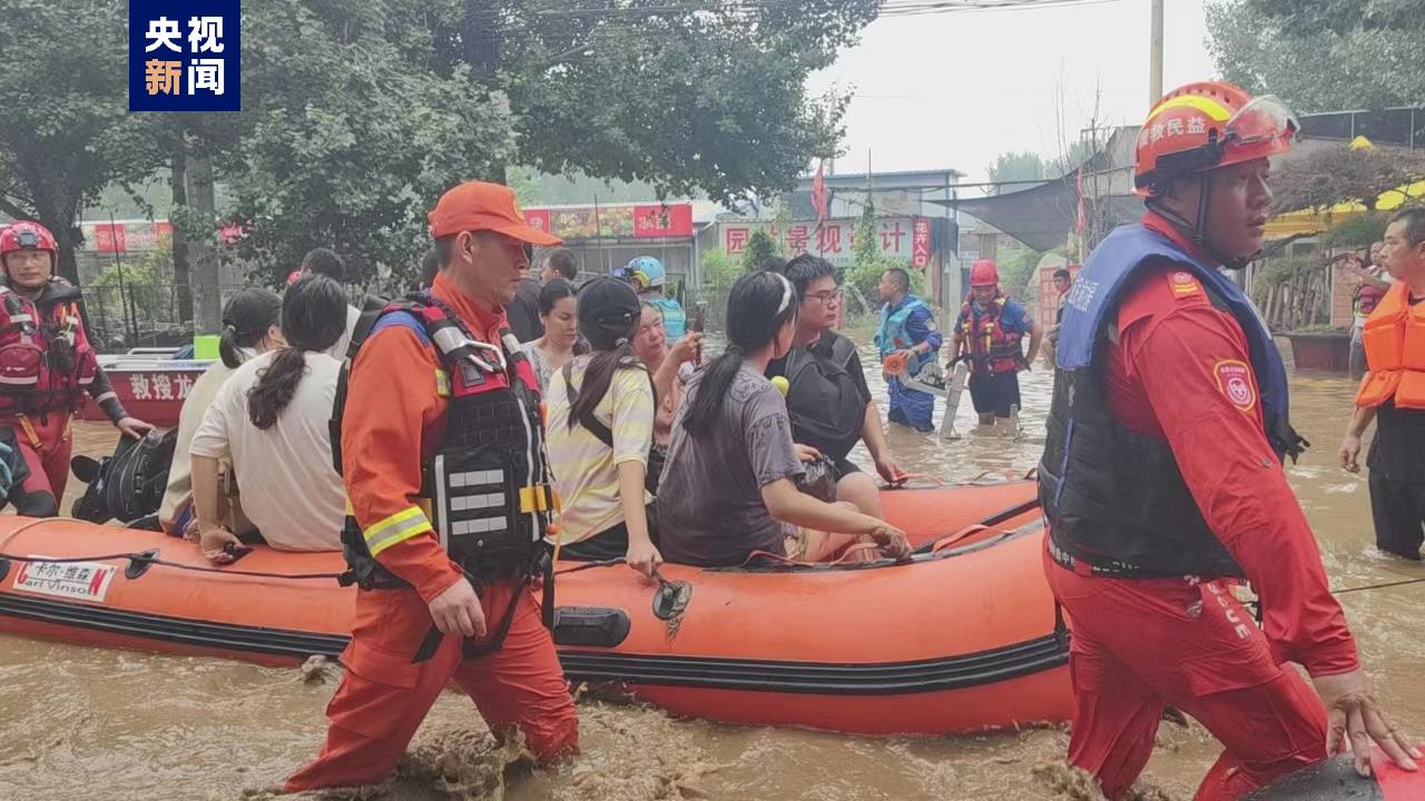 山东组建7支防汛救灾排涝队伍在河北展开救援