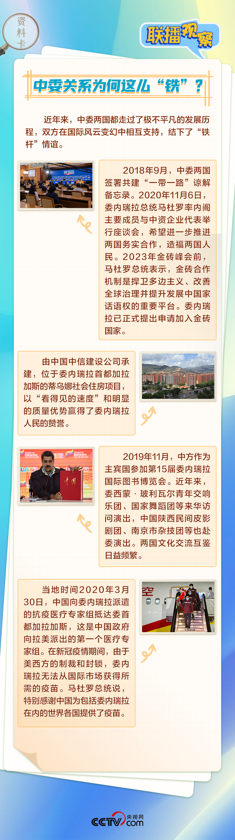 联播观察 | 正副总统同时访华 中委关系为何如此“铁”？