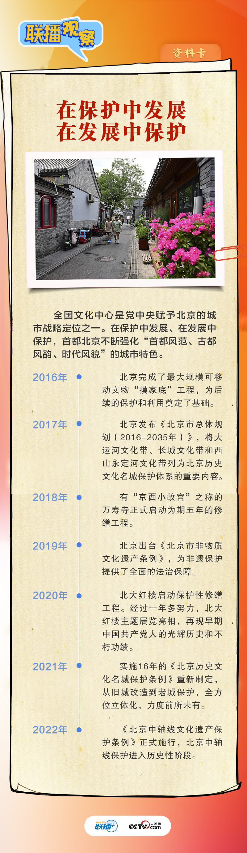联播观察｜跟着总书记擦亮北京历史文化“金名片”