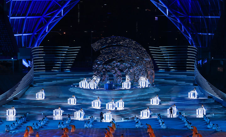 第19届亚洲运动会开幕式在杭州举行