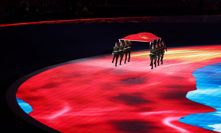 第19届亚洲运动会开幕式在杭州举行