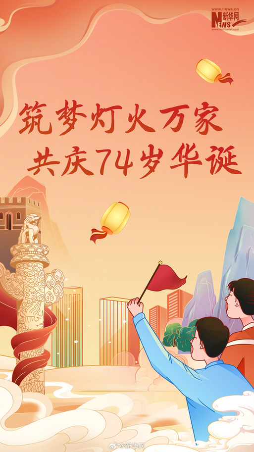 一起祝福新中国生日快乐