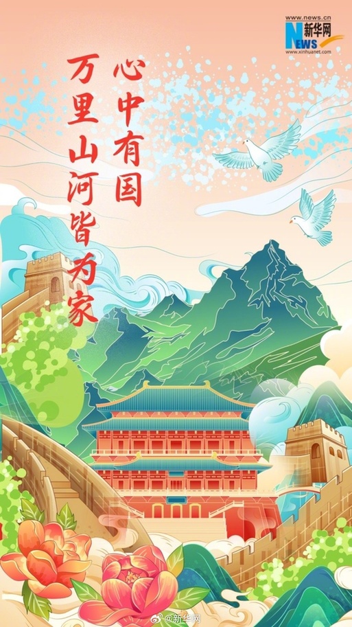 一起祝福新中国生日快乐