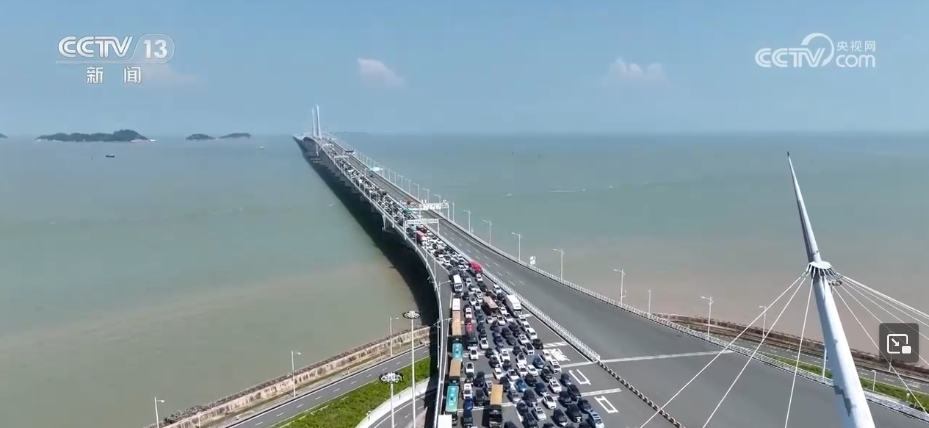 港珠澳大桥成港澳旅客出行“热门”通道 入境车辆数刷新单日最高纪录