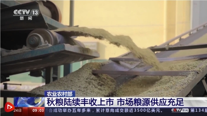 追求丰收、握紧丰收！各地丰收忙，秋粮陆续上市