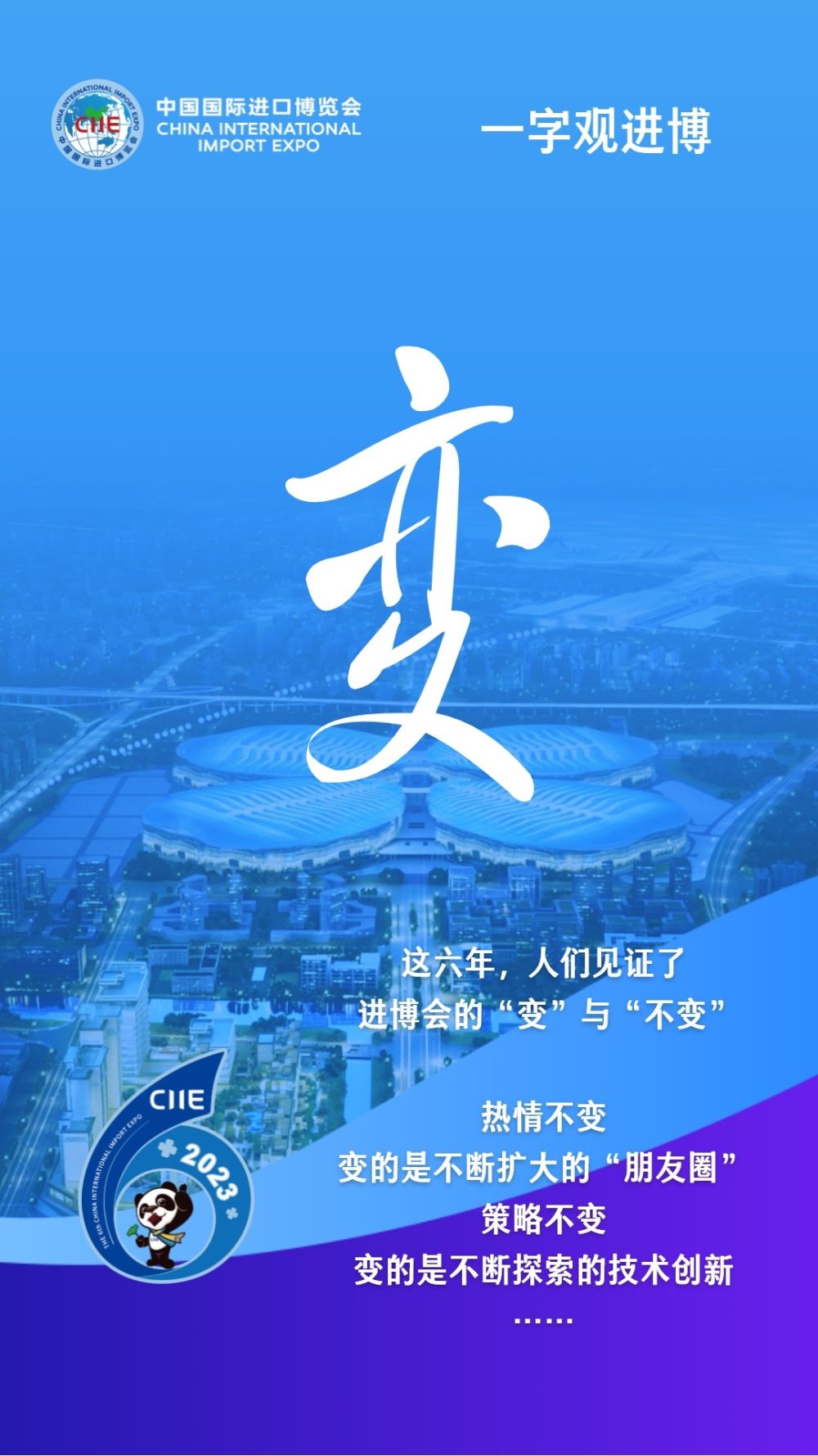 一字观进博丨变