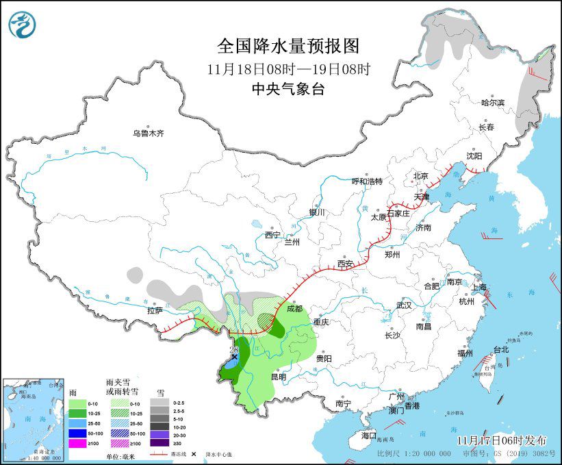 东部地区将出现大风降温天气 东北地区有雨雪天气