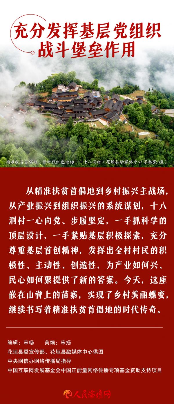 大国新村沿着总书记的足迹海报十八洞村的致富传奇