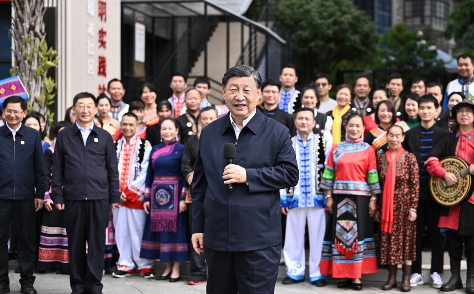 习近平在广西考察 _光明网
