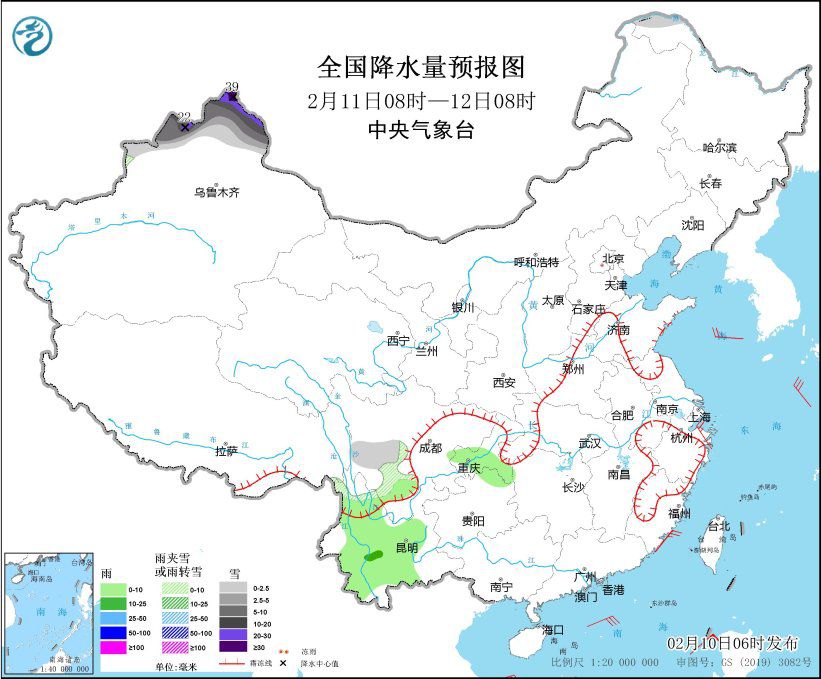 全国大部天气晴好气温回升 江南四川盆地等地有大雾