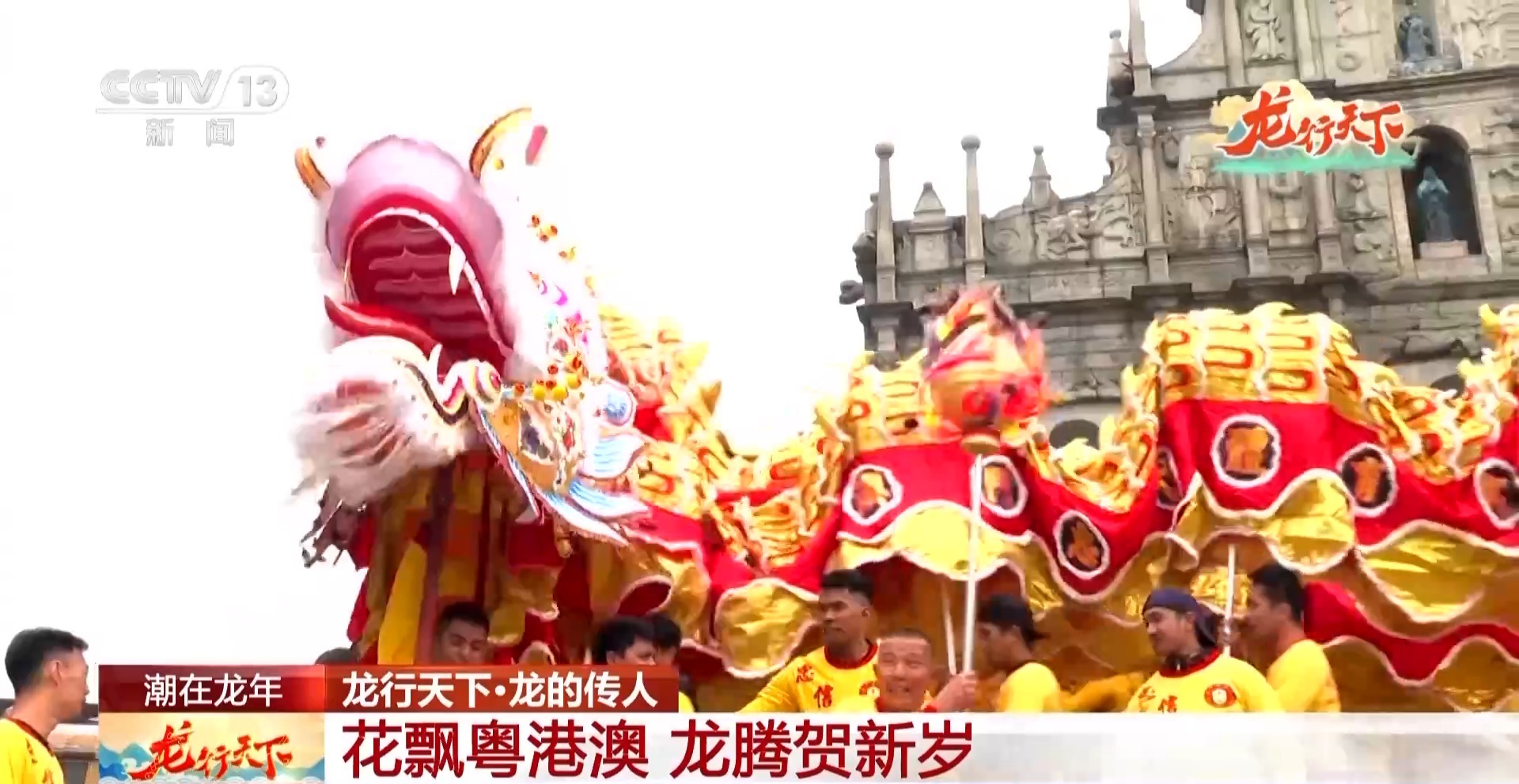 花市、舞龙、巡游……粤港澳特色年味 腾飞着属于中国人的龙马精神