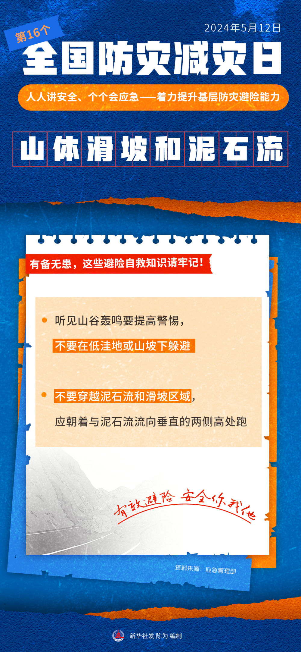 新华全媒+ | 全国防灾减灾日：有备无患，这些避险自救知识请牢记！