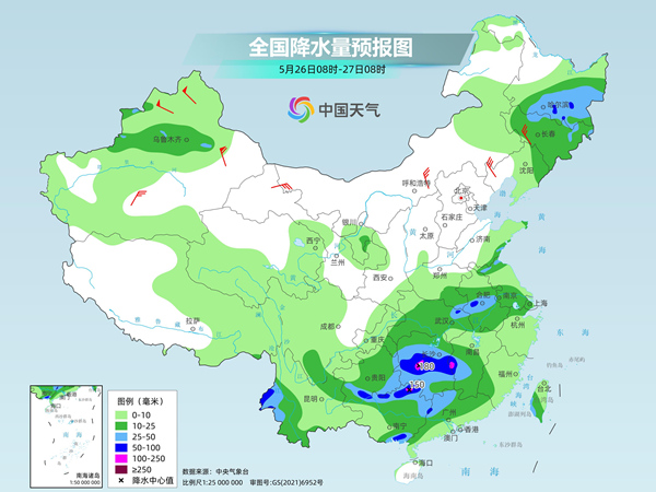 南方大范围降雨持续 江南等地闷热感明显