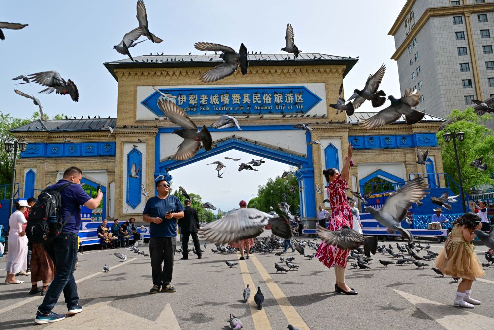 文旅融合让新疆伊宁老街区展现新面貌