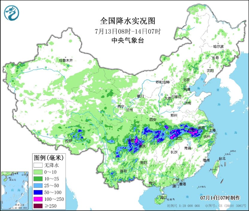 主雨带今起北抬 四川河南湖北局地将有大暴雨