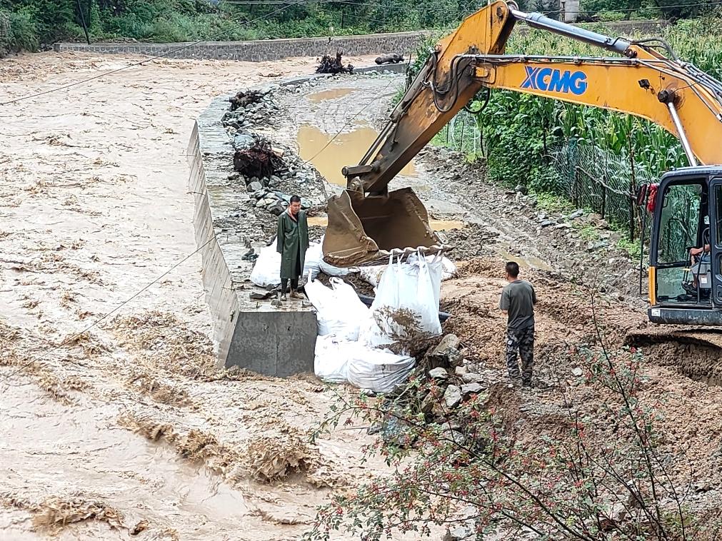 甘肃陇南强降雨致2县区1558人受灾