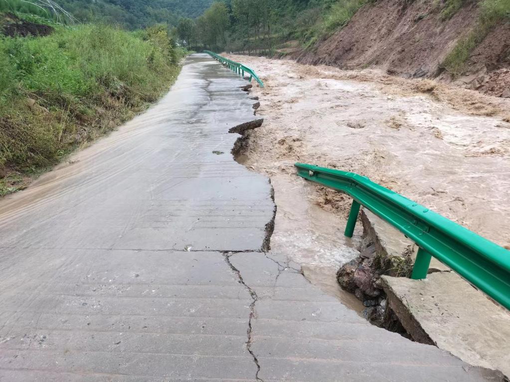 甘肃陇南强降雨致2县区1558人受灾