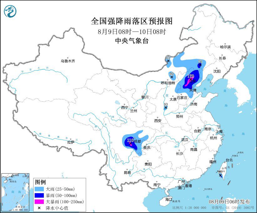 华北东北四川盆地等地有强降雨 南方大部地区高温持续