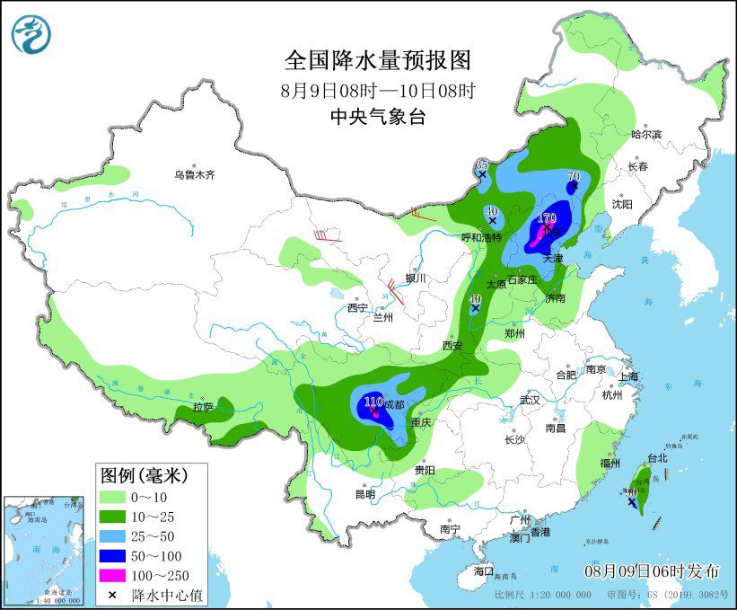 华北东北四川盆地等地有强降雨 南方大部地区高温持续