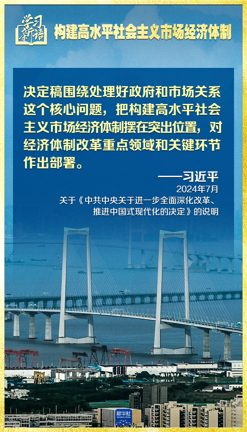 学习新语｜领悟“七个聚焦”：构建高水平社会主义市场经济体制