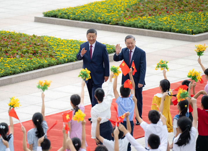 习近平同越共中央总书记、国家主席苏林会谈