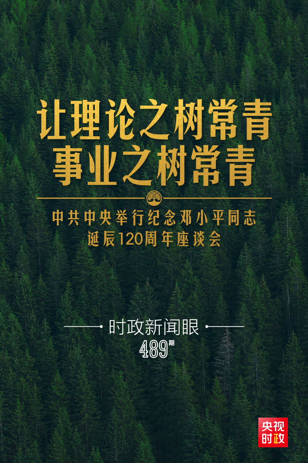 时政新闻眼丨纪念邓小平同志诞辰120周年，习近平为何强调这一句话？