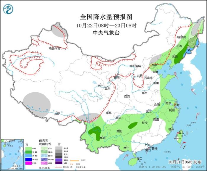 新一股冷空气将影响中东部地区 中东部将有大范围降水天气过程