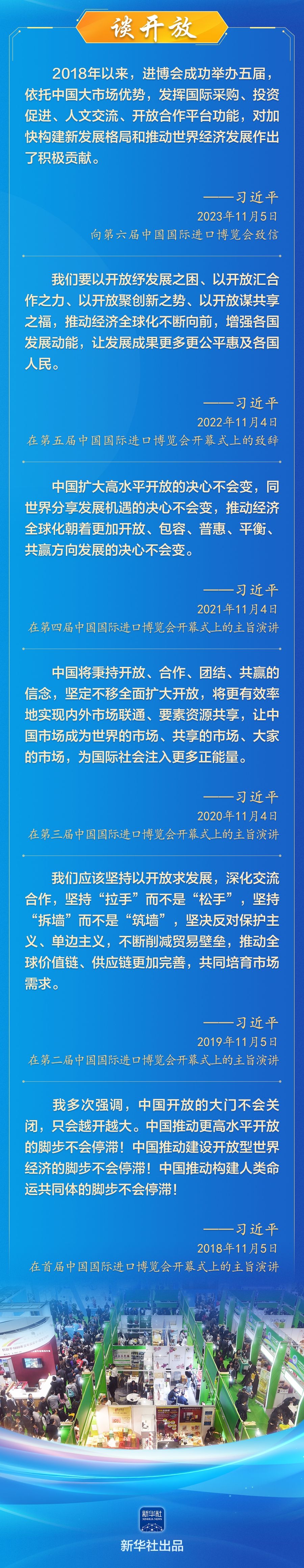 学习新语｜六届进博会，习近平主席作出这些重要论述