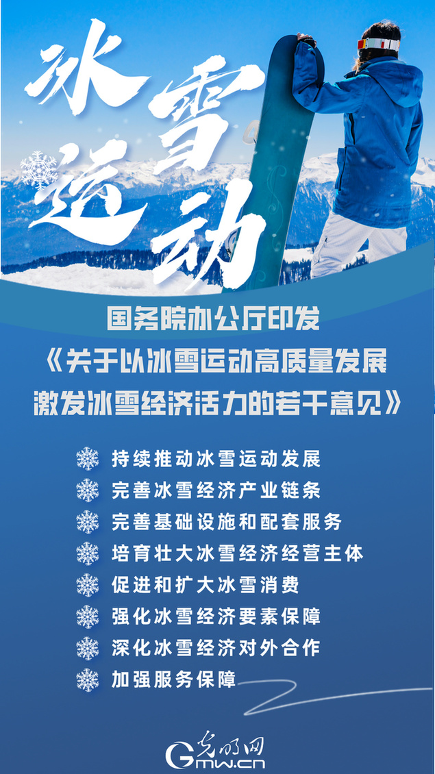 持续推动冰雪运动高质量发展 促进和扩大冰雪消费