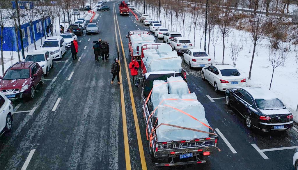 开工！哈尔滨冰雪大世界冰建施工启动