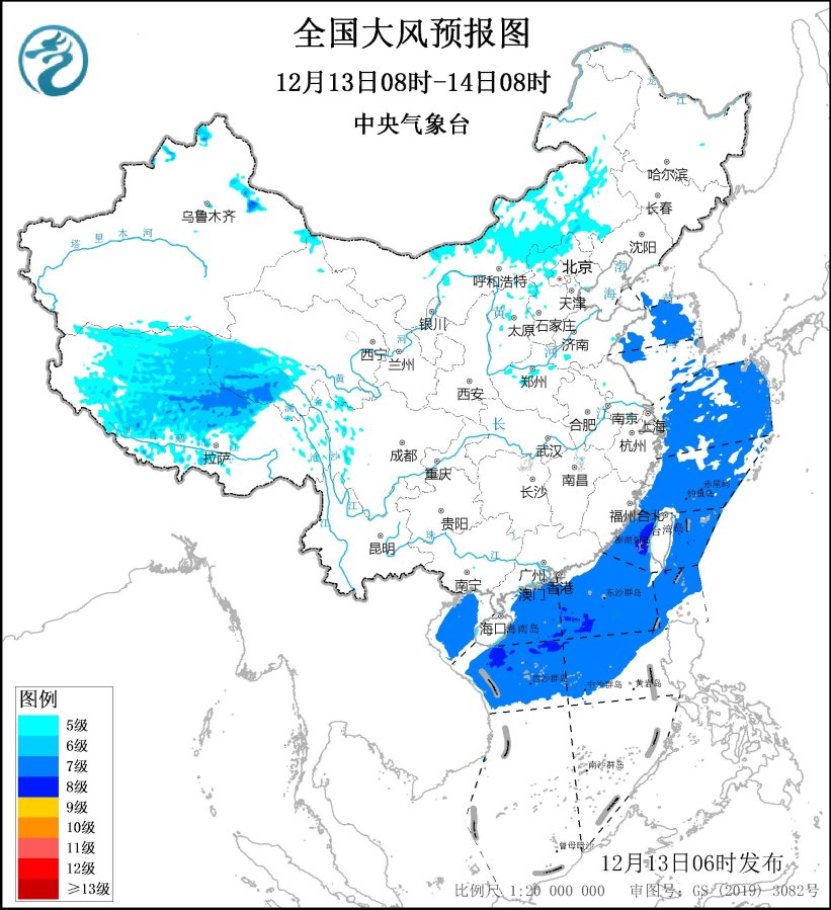 较强冷空气继续影响我国 华东西南部分地区弱降水