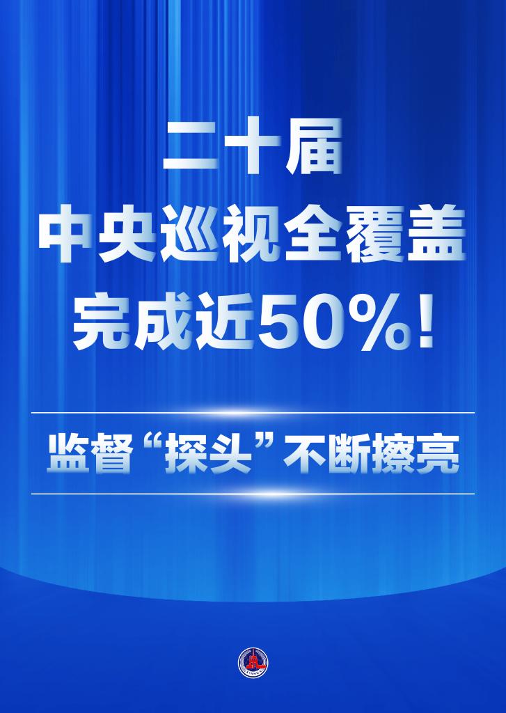 正风反腐丨二十届中央巡视全覆盖完成近50%！监督“探头”不断擦亮