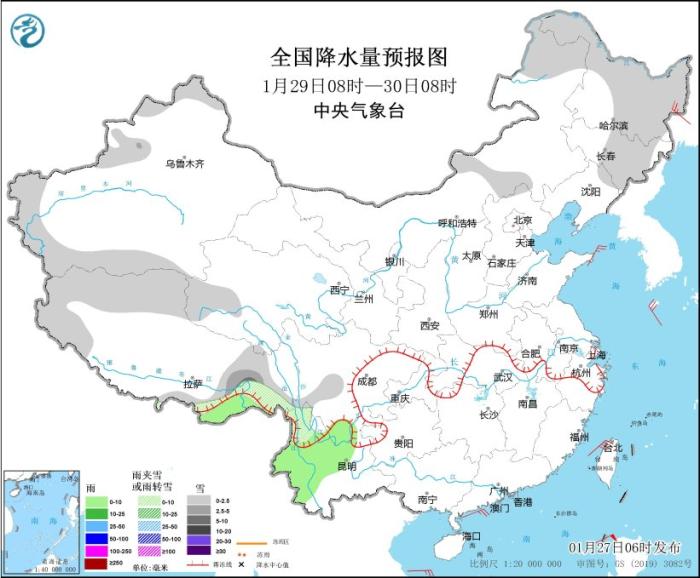 辽宁吉林等地有强降雪 我国近海将有7-9级大风