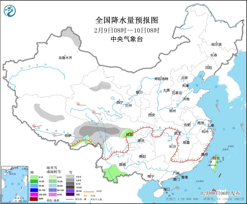 中央气象台：全国大部降水稀少 我国近海有大风