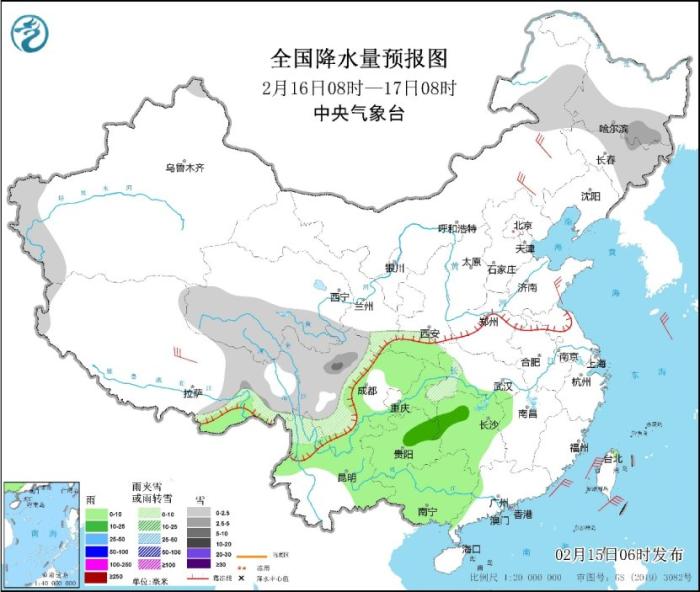 南方地区多阴雨天气 北方地区气温多起伏