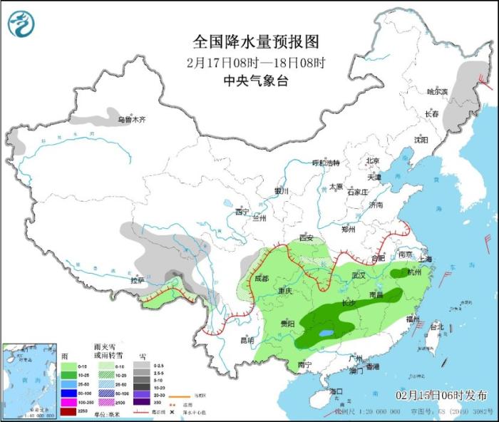 南方地区多阴雨天气 北方地区气温多起伏