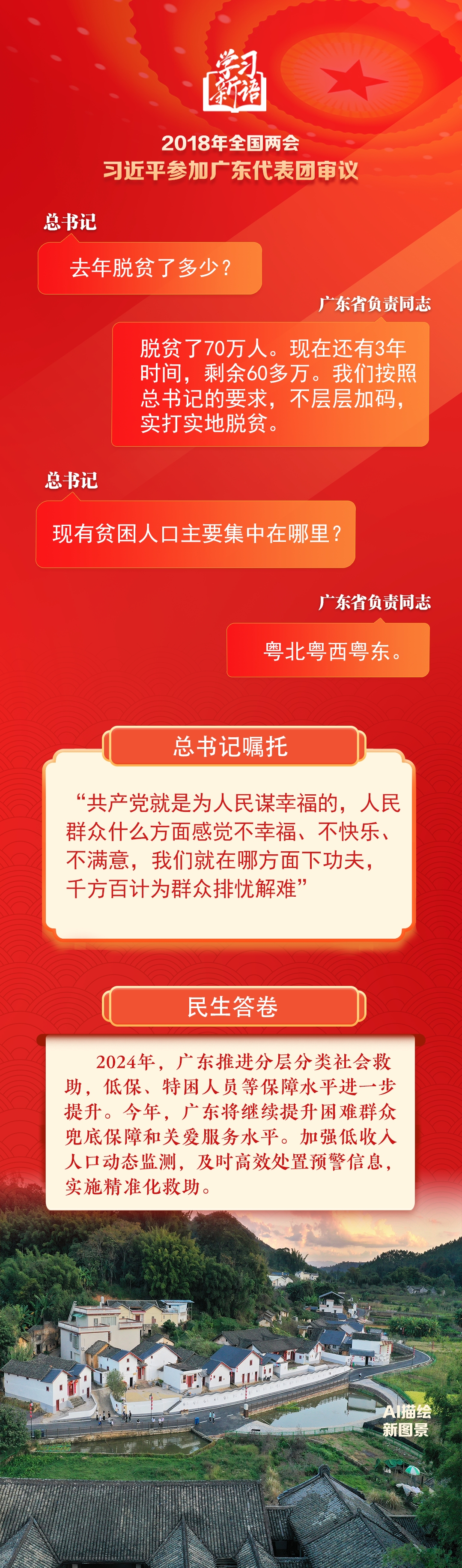 学习新语｜总书记两会上的民生关切