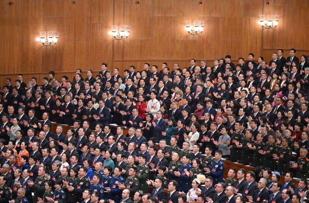 十四届全国人大三次会议开幕会在京举行