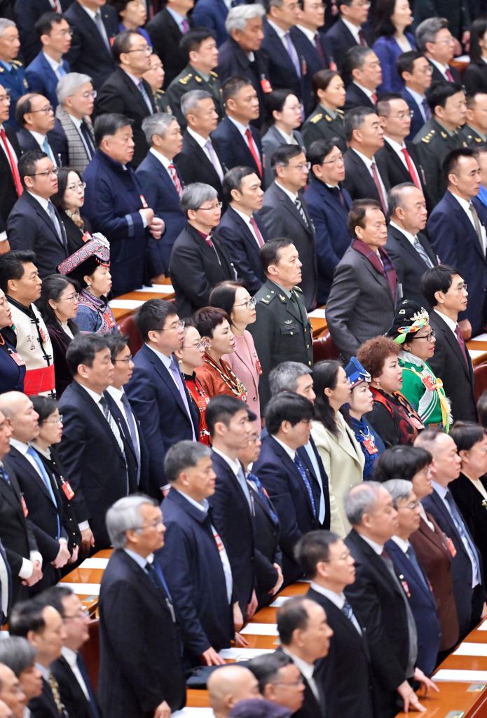 全国政协十四届三次会议闭幕会在京举行