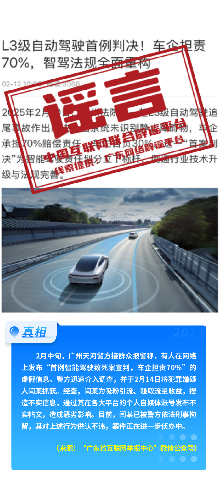 打击网络谣言 共建清朗家园 中国互联网联合辟谣平台2025年2月辟谣榜