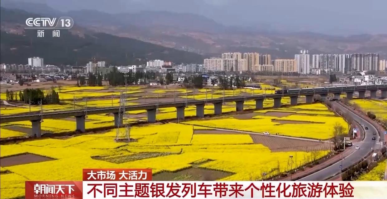 大市场 大活力丨坐着列车看山河 “一线多游” 让银发旅客出行更惬意