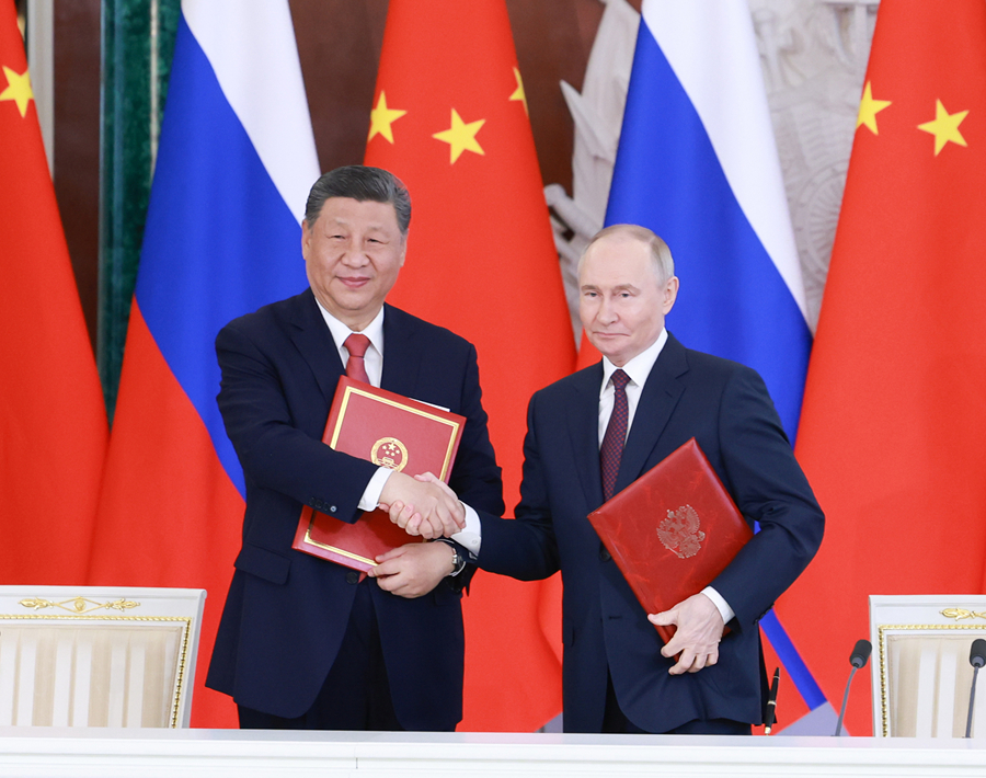 习近平同俄罗斯总统普京举行会谈