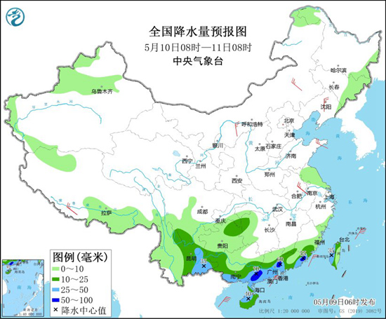 全国仍有较大范围降雨 北方多地气温将降至低点