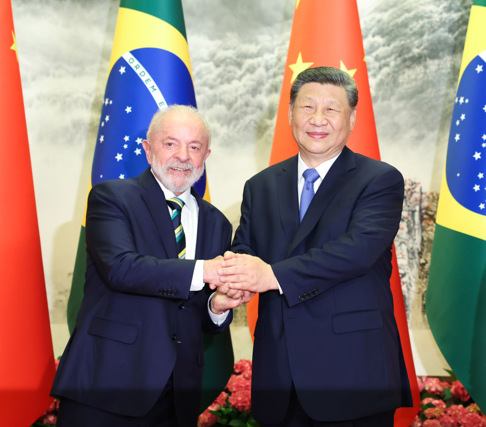 图讯丨习近平同巴西总统卢拉会谈