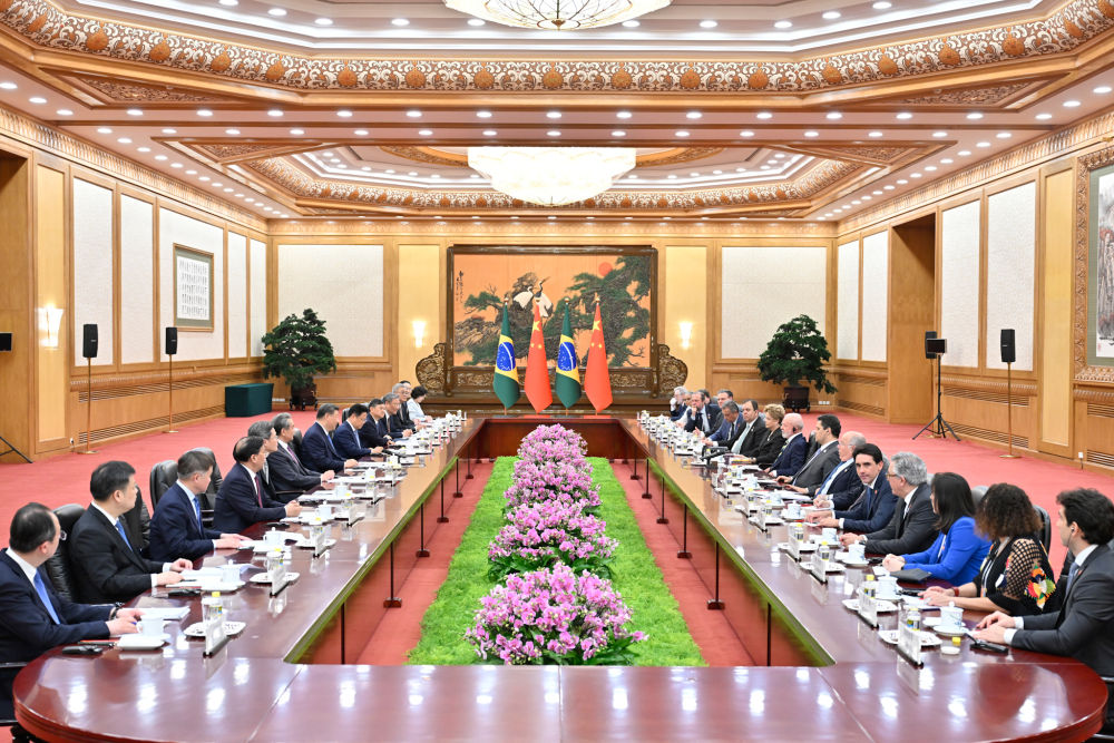 图讯丨习近平同巴西总统卢拉会谈
