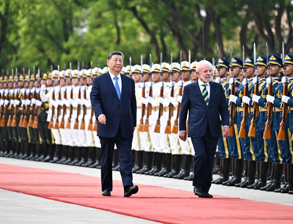 图讯丨习近平同巴西总统卢拉会谈
