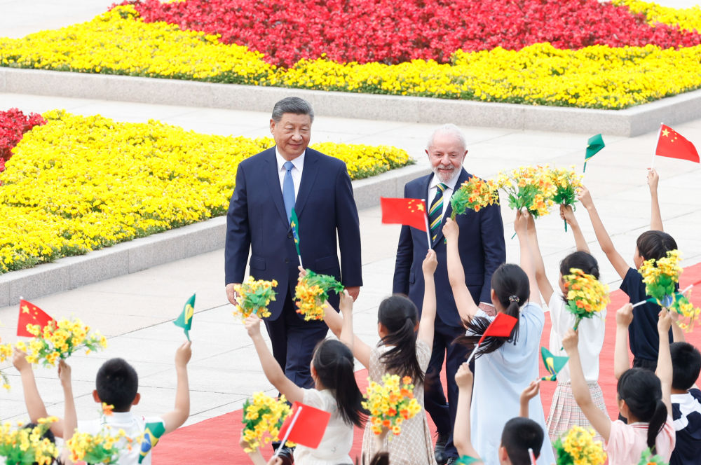 图讯丨习近平同巴西总统卢拉会谈