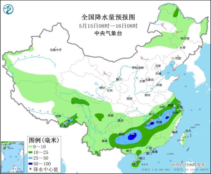 未来一周南方地区多降水 黄淮等地区有高温天气发展