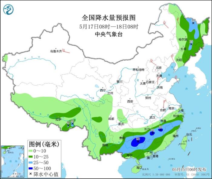 未来一周南方地区多降水 黄淮等地区有高温天气发展