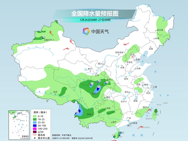 南方大部维持多雨格局 东北多地或迎今年首个30℃